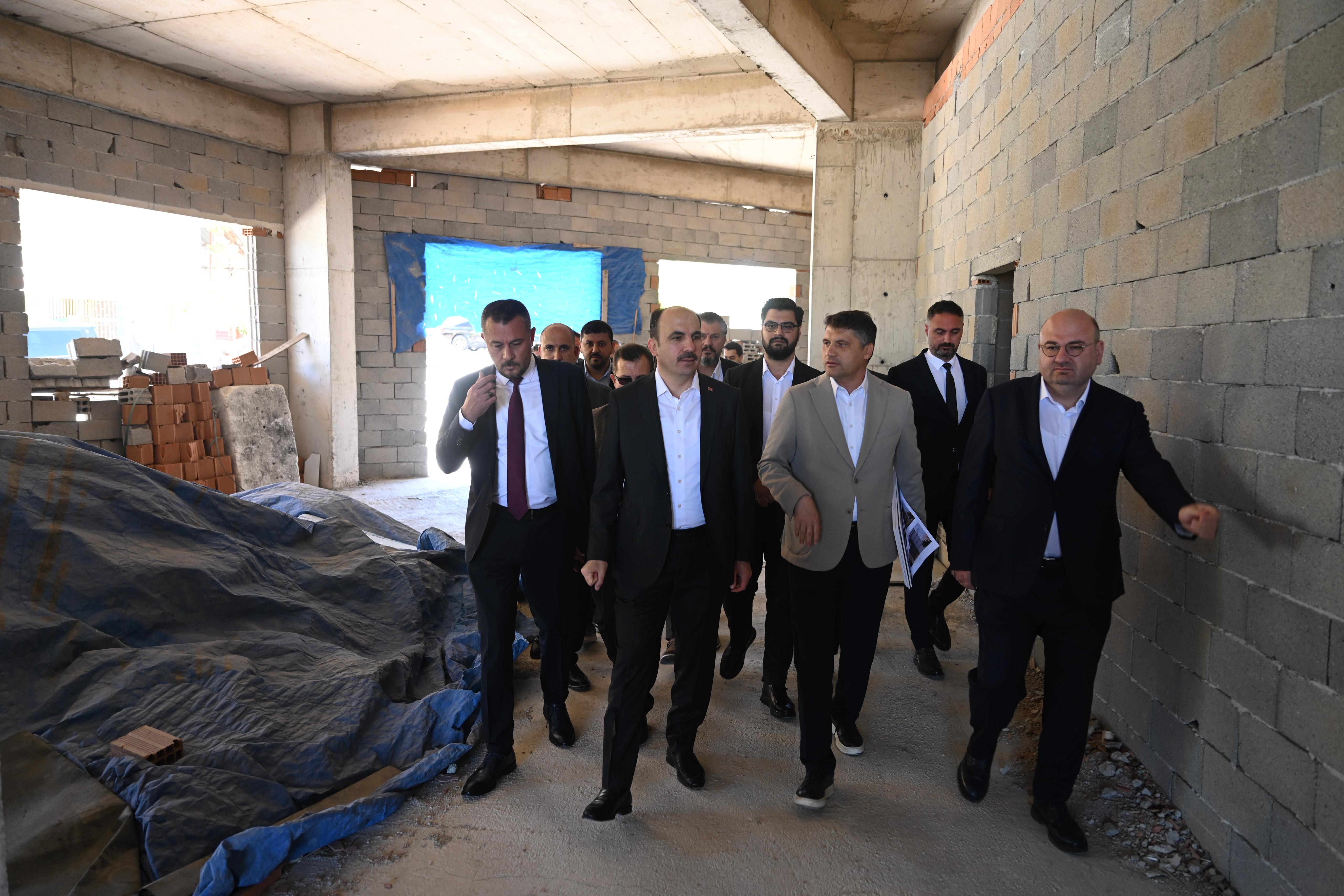 BAŞKAN ALTAY CİHANBEYLİ VE KULU’YU ZİYARET ETTİ, KULU İTFAİYE MERKEZİ’NİN TEMELİNİ ATTI