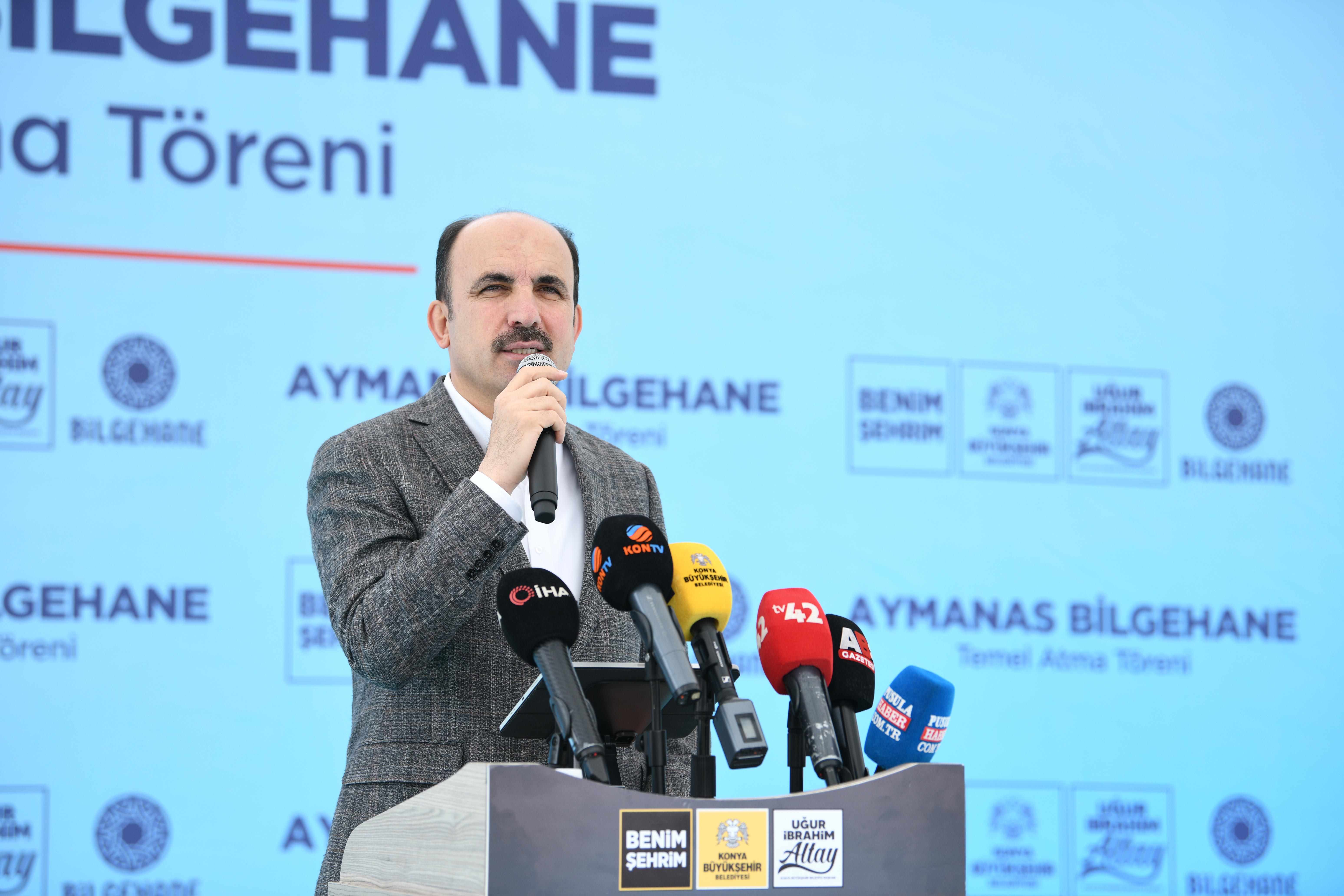 KONYA BÜYÜKŞEHİR 24. BİLGEHANEYİ AYMANAS MAHALLESİ’NE KAZANDIRIYOR