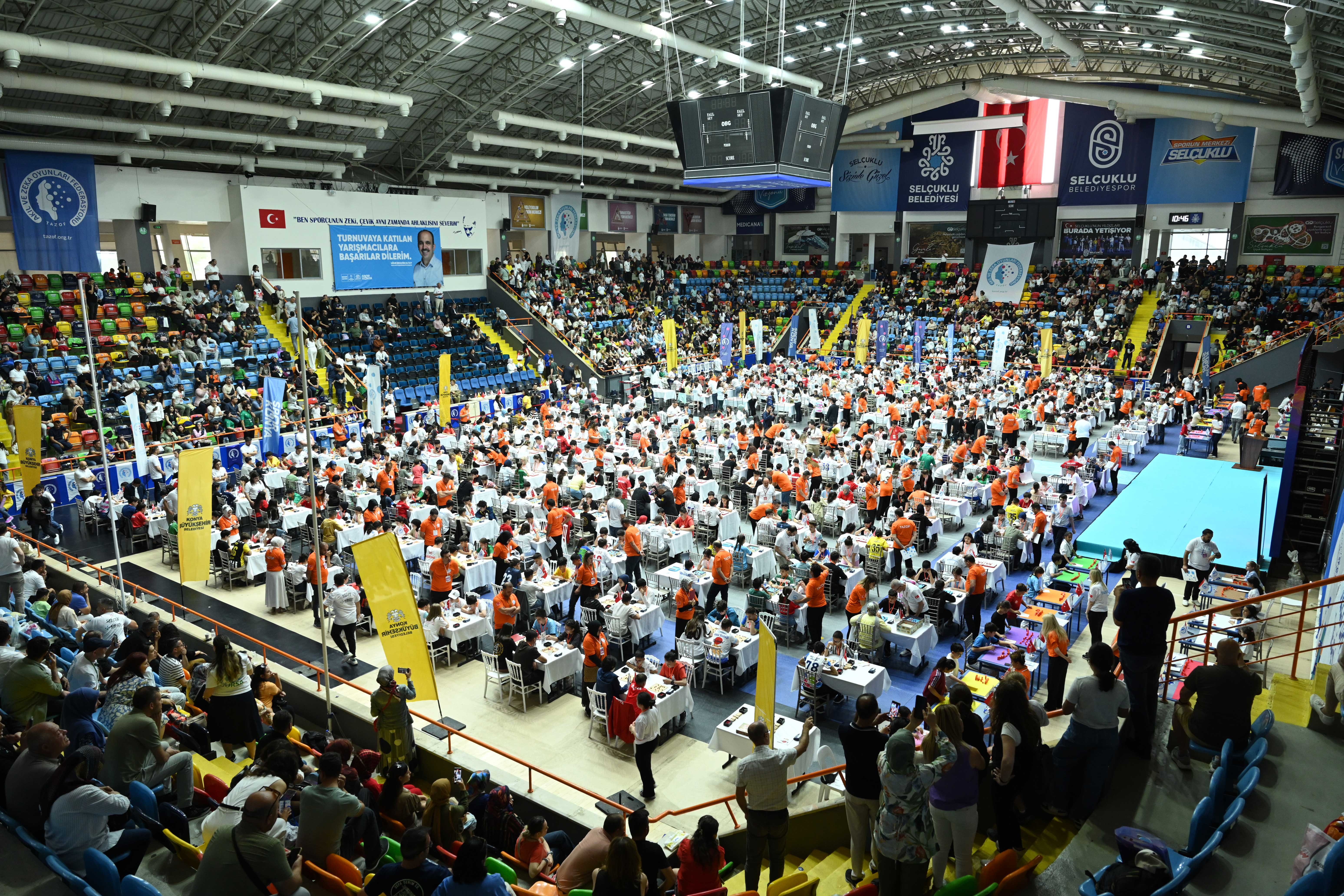 KONYA, AKIL VE ZEKÂ OYUNLARINDA ÜST ÜSTE 3. KEZ TÜRKİYE ŞAMPİYONU OLDU