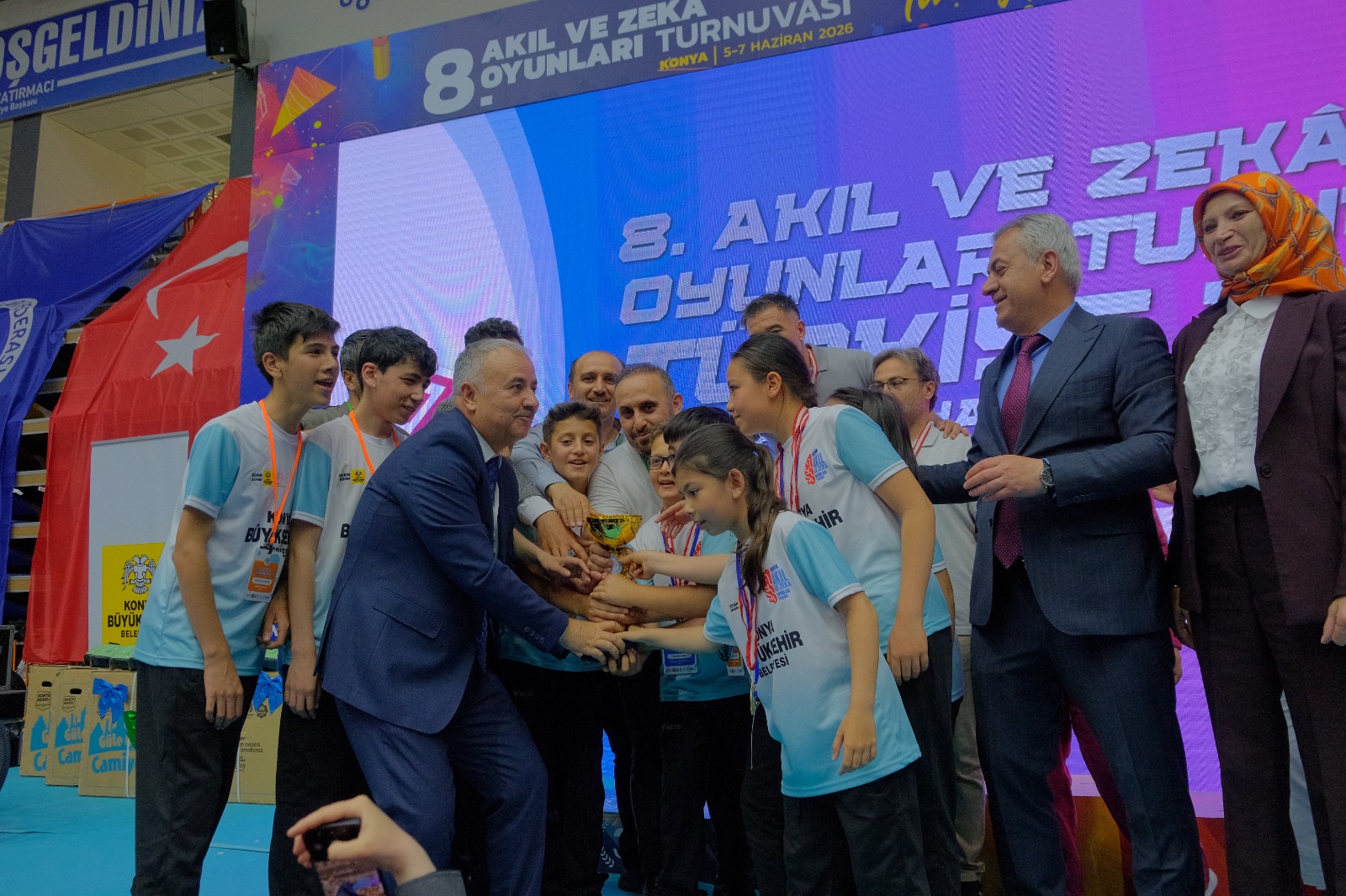 KONYA, AKIL VE ZEKÂ OYUNLARINDA ÜST ÜSTE 3. KEZ TÜRKİYE ŞAMPİYONU OLDU