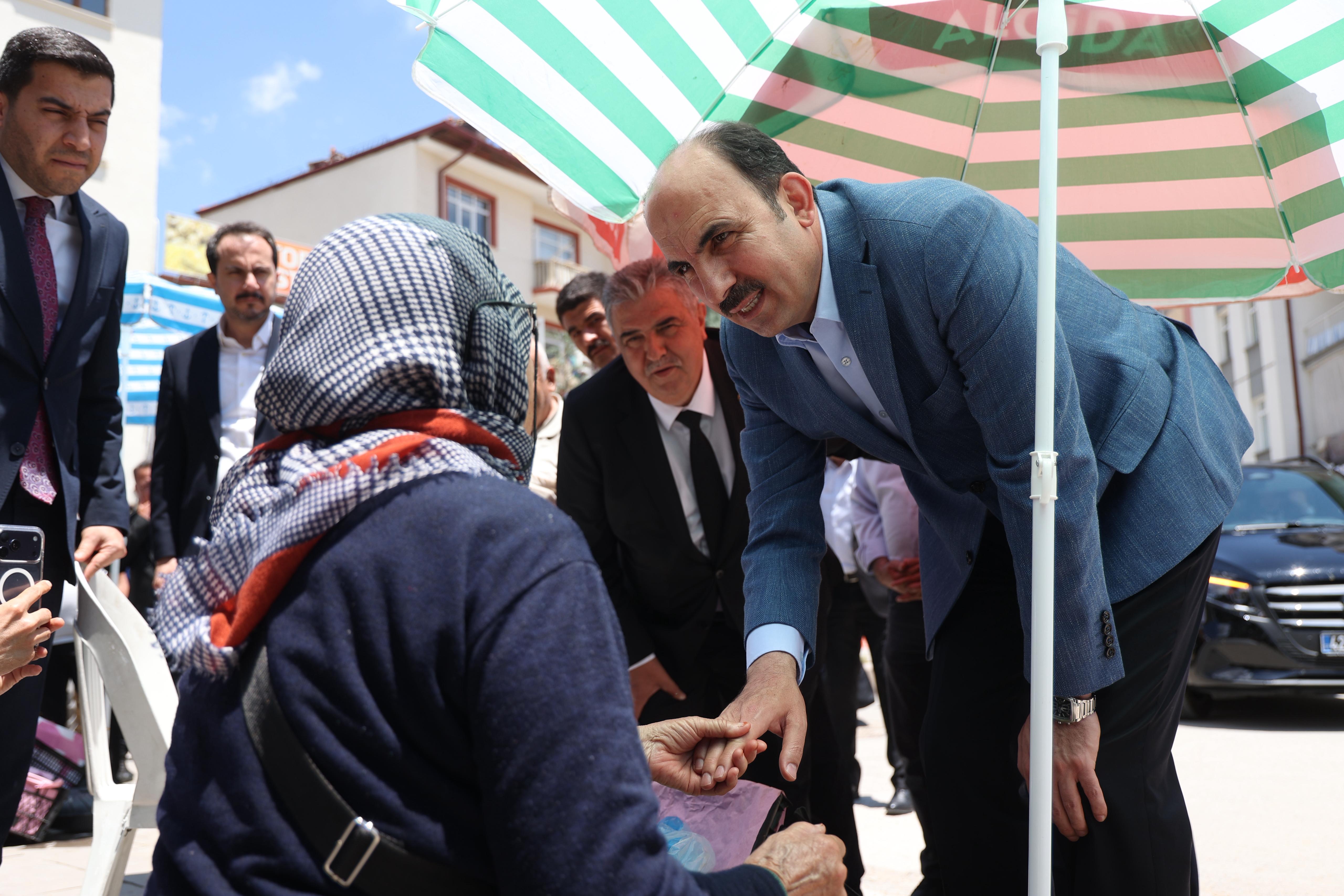 BAŞKAN ALTAY GÜNEYSINIR VE BOZKIR’DA VATANDAŞLARLA BULUŞTU, BOZKIR GRUP SUYU PROJESİ’NİN AÇILIŞI YAPTI