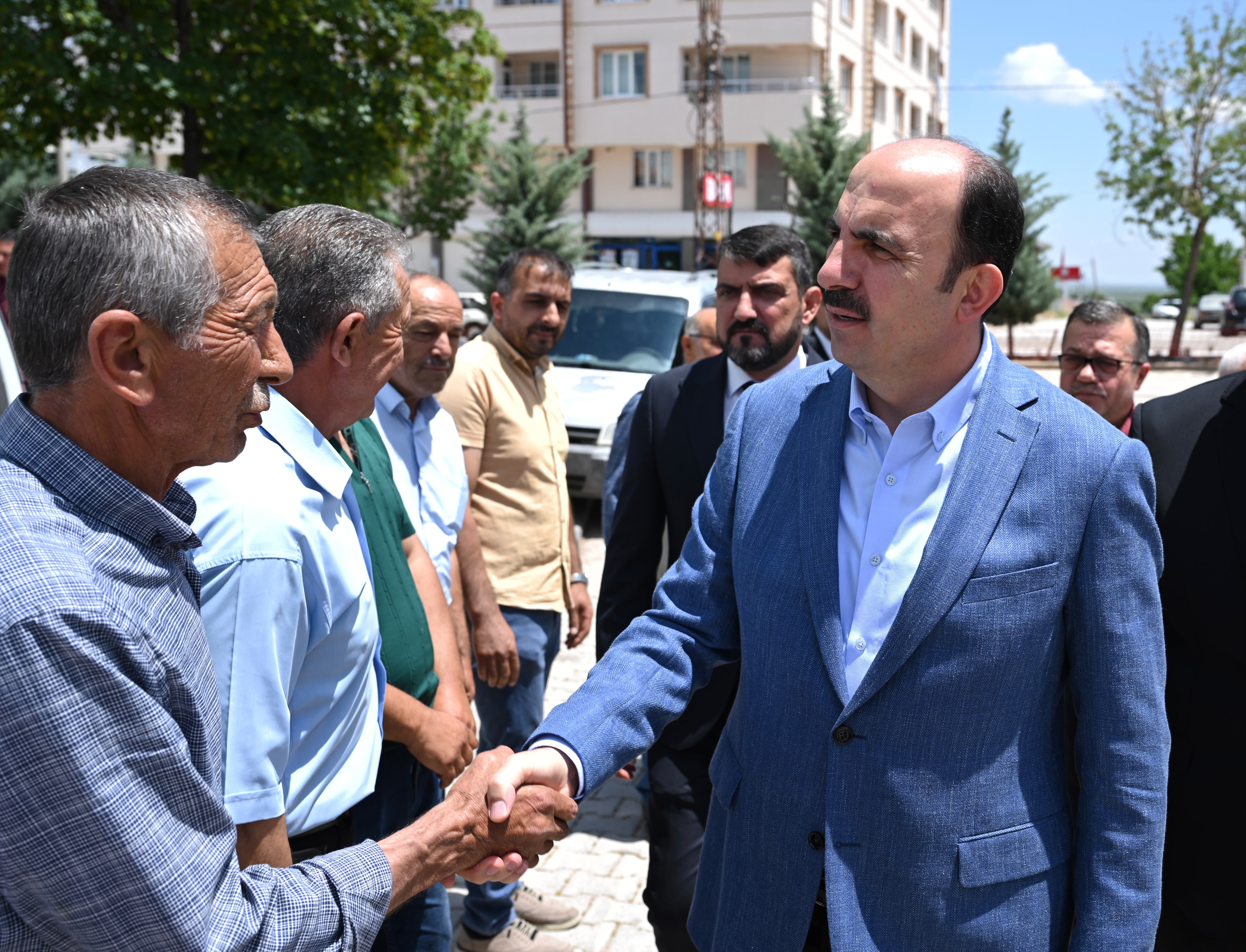 BAŞKAN ALTAY GÜNEYSINIR VE BOZKIR’DA VATANDAŞLARLA BULUŞTU, BOZKIR GRUP SUYU PROJESİ’NİN AÇILIŞI YAPTI
