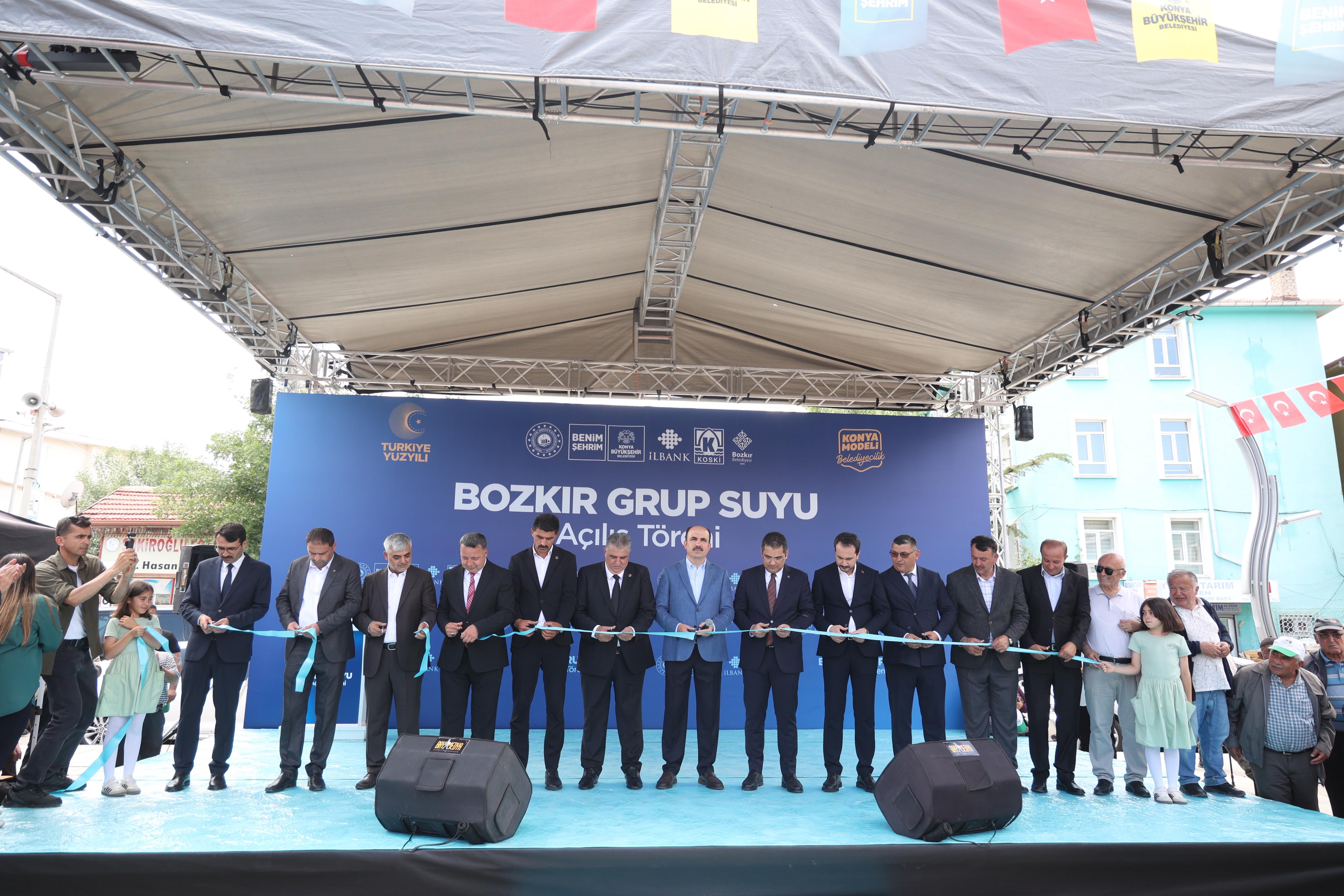 BAŞKAN ALTAY GÜNEYSINIR VE BOZKIR’DA VATANDAŞLARLA BULUŞTU, BOZKIR GRUP SUYU PROJESİ’NİN AÇILIŞI YAPTI