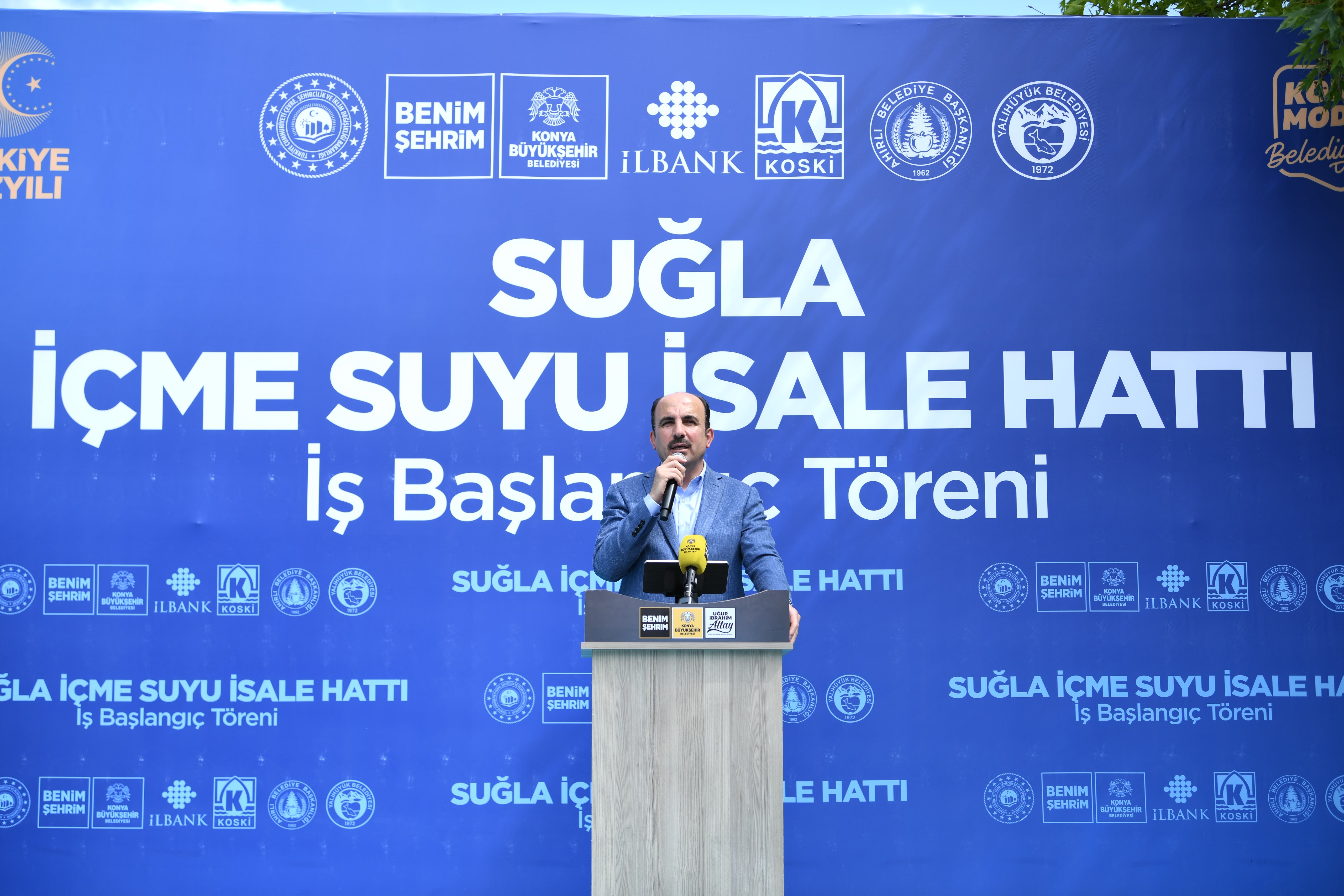 BAŞKAN ALTAY, AHIRLI VE YALIHÜYÜK’E KESİNTİSİZ İÇME SUYU SAĞLAYACAK 290 MİLYON LİRALIK PROJEYİ BAŞLATTI