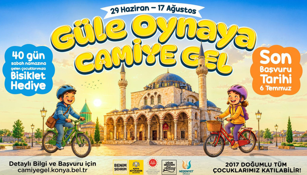 BAŞKAN ALTAY “GÜLE OYNAYA CAMİYE GEL” PROJESİNE BAŞVURULARIN BAŞLADIĞINI DUYURDU
