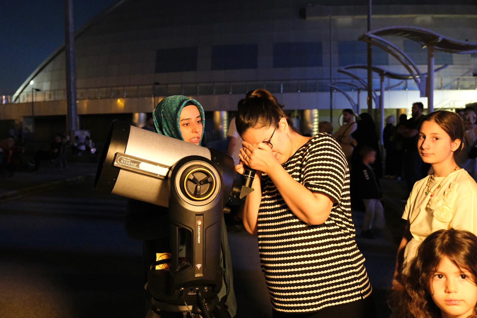 KONYA BİLİM MERKEZİ “GÖKYÜZÜ GÖZLEM ETKİNLİĞİ” İLE ASTRONOMİ MERAKLILARINI BULUŞTURDU