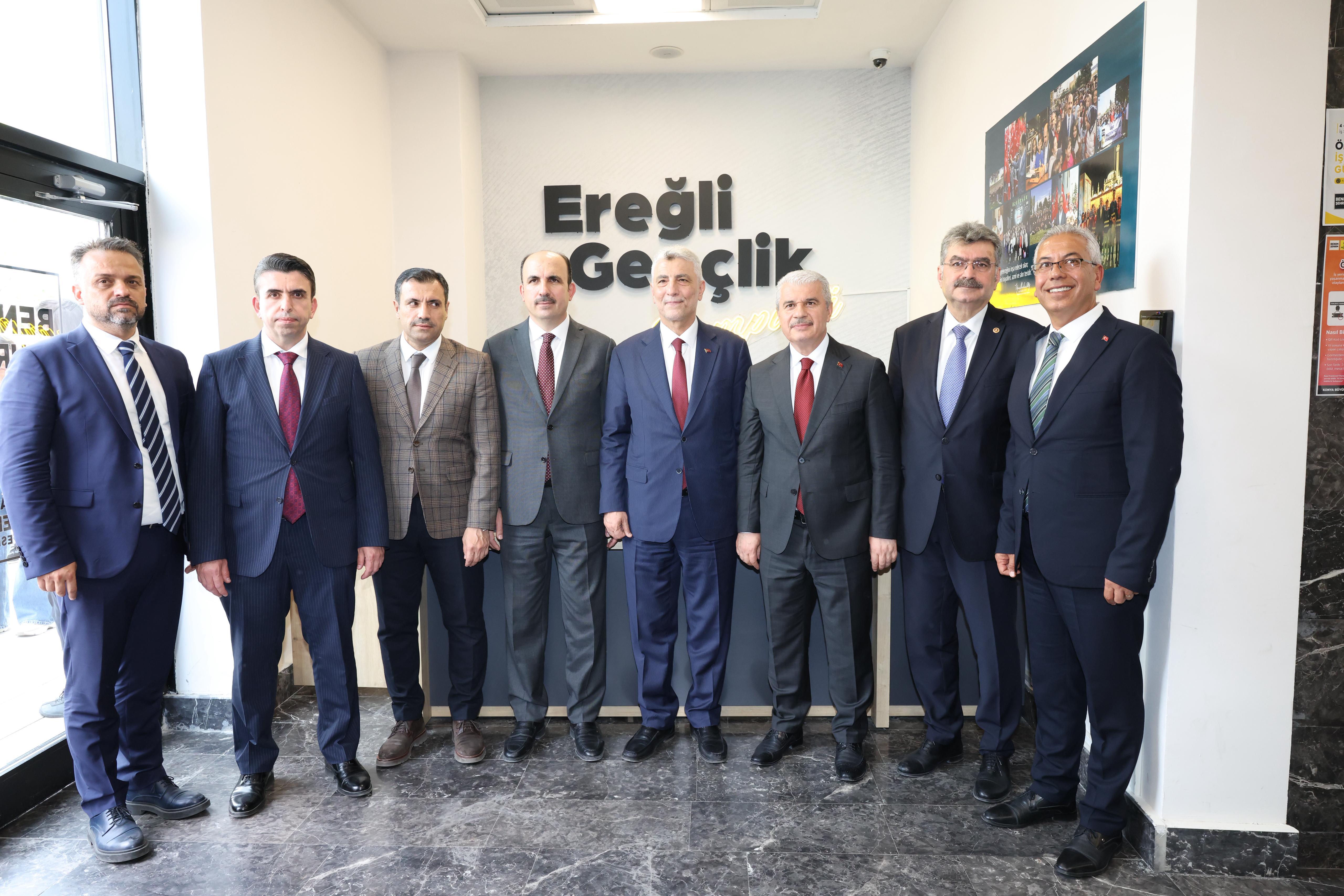 BAKAN BOLAT, KONYA BÜYÜKŞEHİR’İN EREĞLİ’YE KAZANDIRDIĞI “GENÇLİK KAMPÜSÜ”NÜ ZİYARET ETTİ