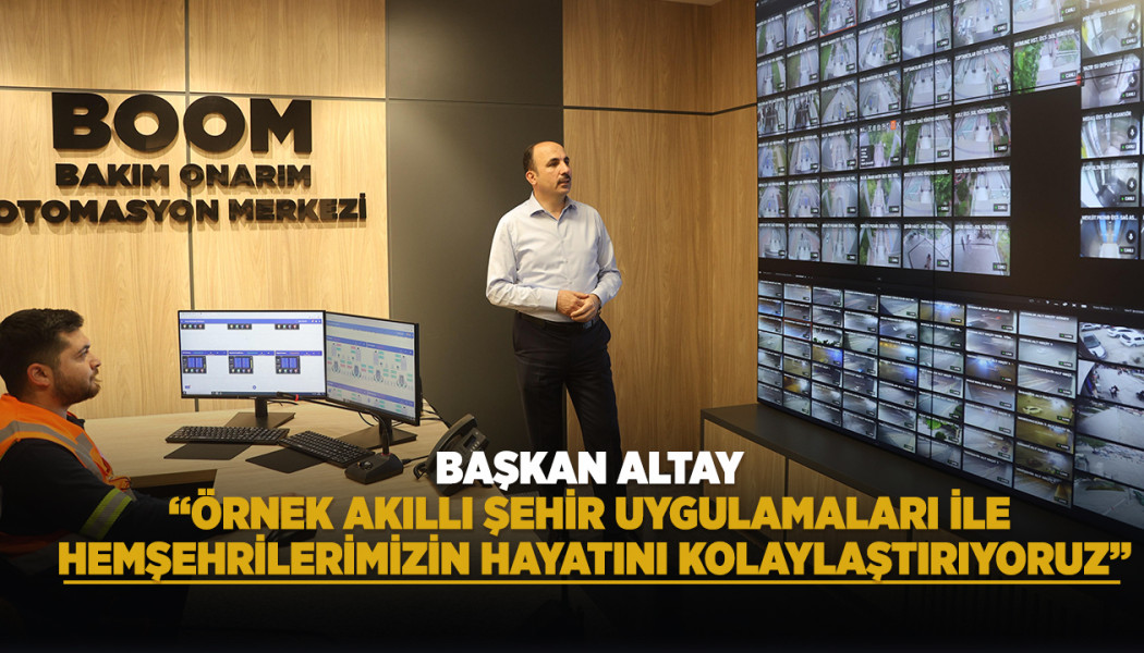 AKILLI ŞEHİR KONYA’DA ŞEHİR ALTYAPISI “BOOM” İLE TEK MERKEZDEN YÖNETİLİYOR