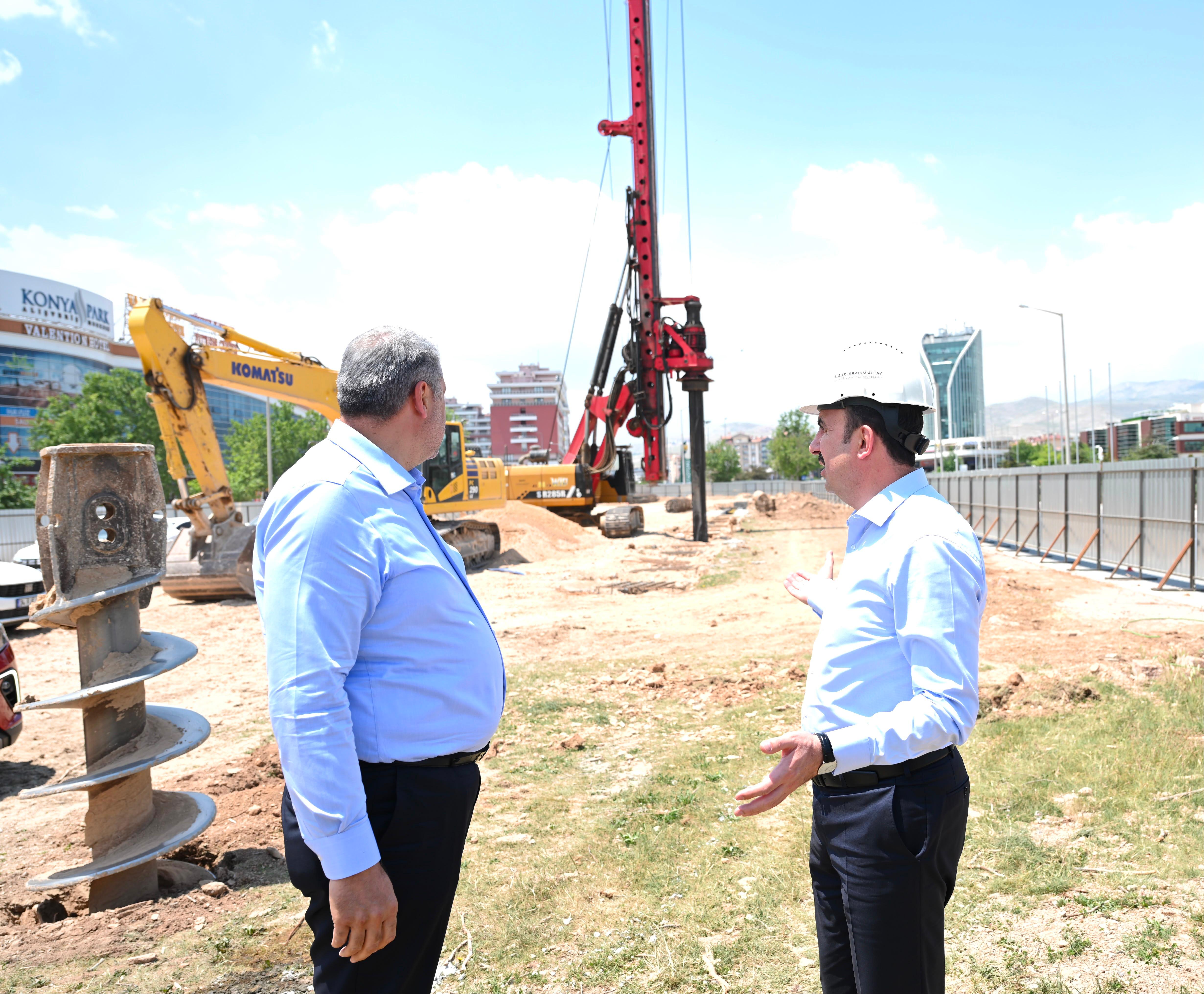 BAŞKAN ALTAY: “KONYA TARİHİNE GEÇECEK ALTYAPI YATIRIMLARIMIZ KESİNTİSİZ BİR ŞEKİLDE DEVAM EDİYOR”