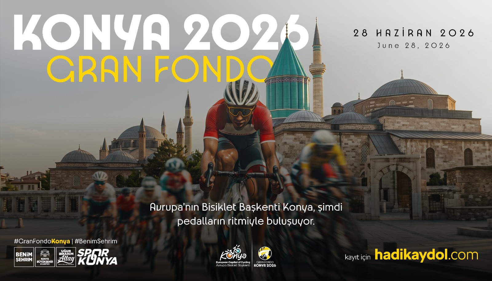 AVRUPA BİSİKLET BAŞKENTİ KONYA’DA GRANFONDO HEYECANI