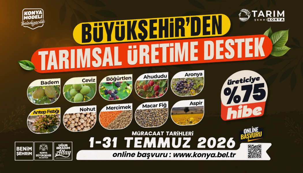 BAŞKAN ALTAY 2027 YILI İÇİN TARIMSAL DESTEK BAŞVURULARININ BAŞLADIĞINI DUYURDU