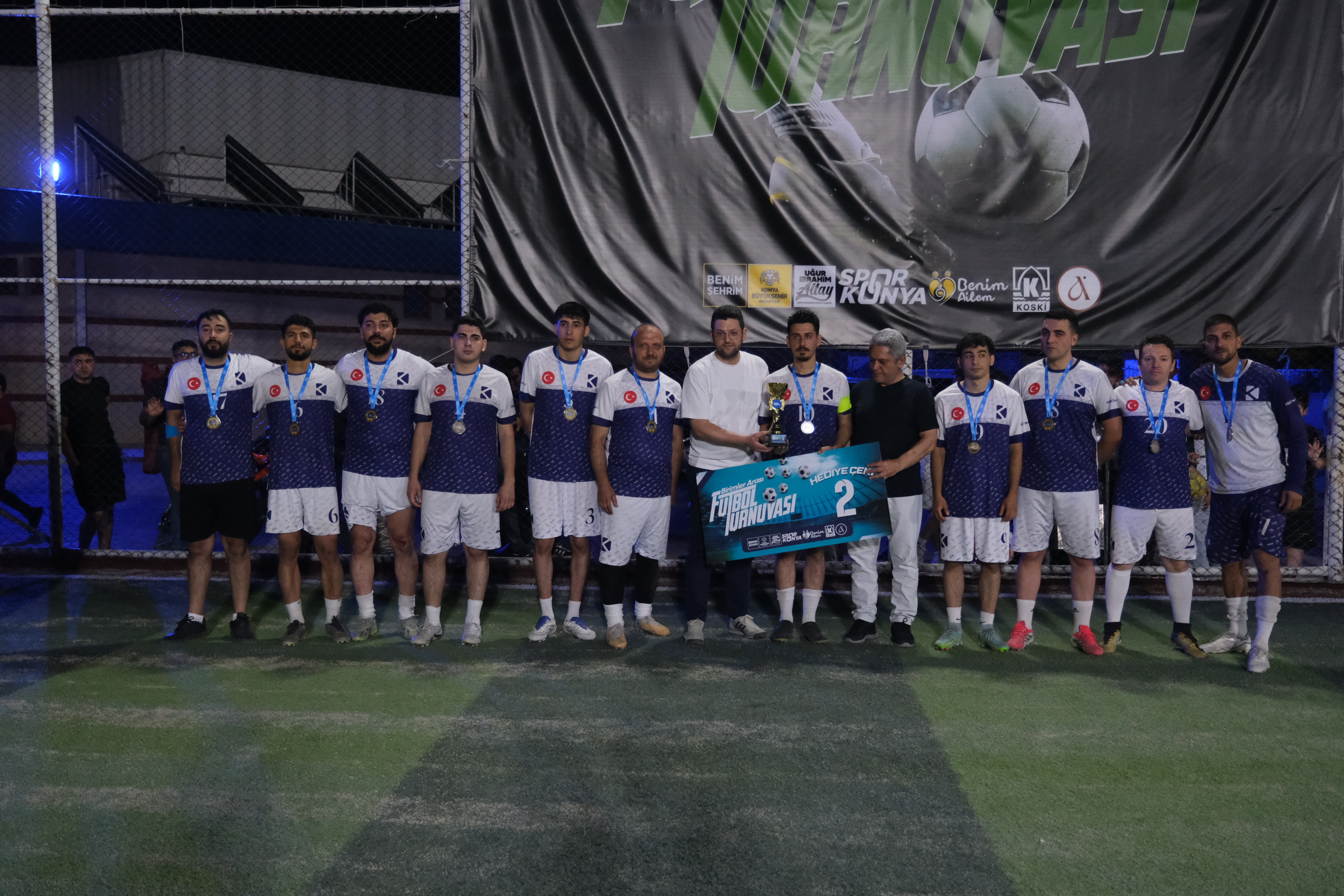 KONYA BÜYÜKŞEHİR'DE FUTBOL TURNUVASI HEYECANI SONA ERDİ