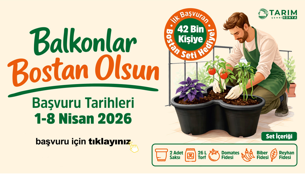 BALKONLAR BOSTAN OLSUN