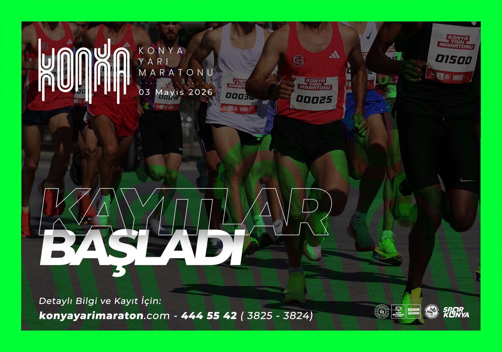Uluslararası Konya Yarı Maratonu Kayıtları Başladı