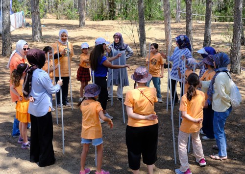 Kızlar anneleriyle unutulmaz anlar yaşadı