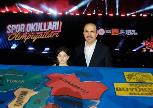 Sporun Kalbi Konya’da attı: Spor okulları olimpiyatları nefes kesti