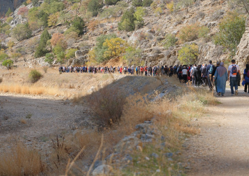 Konya’nın saklı güzelliklerinde  sonbahar yürüyüşleri gerçekleşti