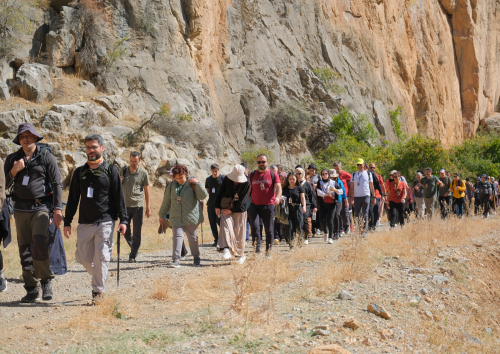 Konya’nın saklı güzelliklerinde  sonbahar yürüyüşleri gerçekleşti