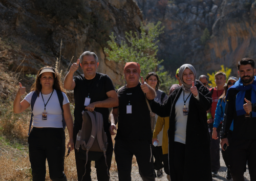 Konya’nın saklı güzelliklerinde  sonbahar yürüyüşleri gerçekleşti