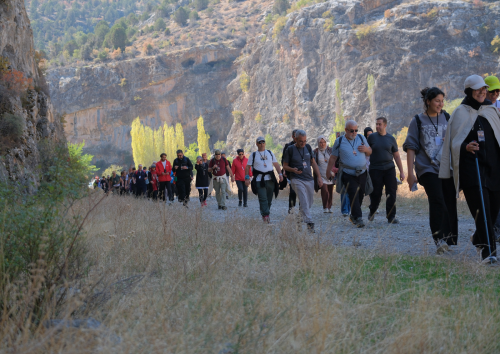 Konya’nın saklı güzelliklerinde  sonbahar yürüyüşleri gerçekleşti