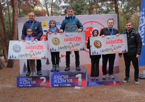 Laser Oryantiringi büyük ilgi gördü